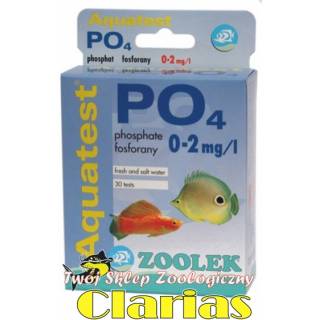 Zoolek Aquatest PO4 30 testów - kontroluj fosfor - głowną przyczynę glonów
